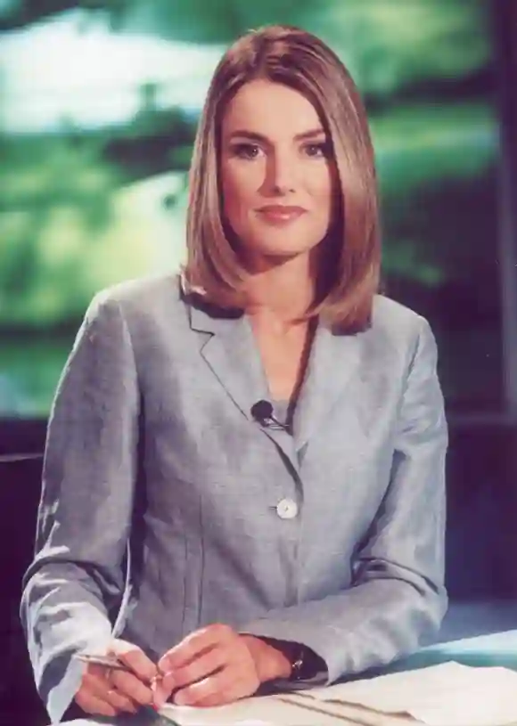 Letizia von Spanien als Fernsehjournalistin