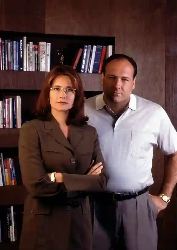 Lorraine Bracco und James Gandolfini in "Sopranos"