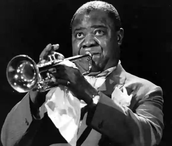 Louis Armstrong bei einem Auftritt im Jahr 1965