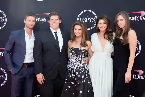 Maria Shriver mit den Kindern Patrick, Christopher, Katherine und Christina