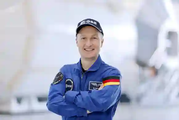 ESA-Astronaut Matthias Maurer im Europäischen Astronautenzentrum (EAC) der ESA bei der Vorstellung der angehenden Astron