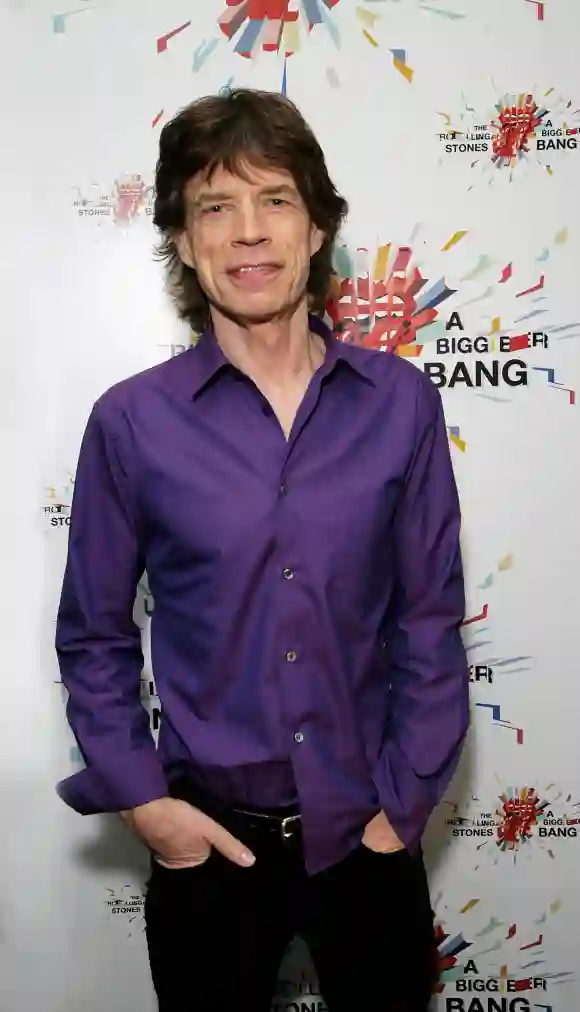 Mick Jagger von den Rolling Stones spricht bei einem Webcast, der Details der Europatournee 2007 der Band "A Bigger Bang" ankündigt.