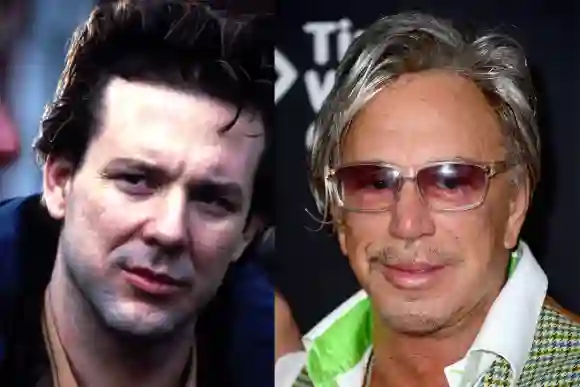 Mickey Rourke früher vs. heute