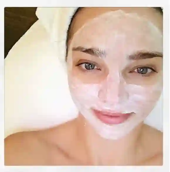 Miranda Kerr in der Maske