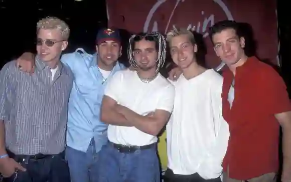 Die Band *NSYNC im Jahr 1998