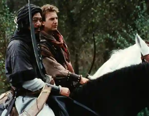 Morgan Freeman alias „Azeem“ und Kevin Costner alias „Robin Hood“ in „Robin Hood - König der Diebe“