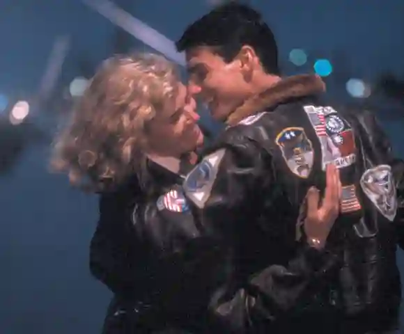 Die schönsten Filmpaare der 1980er Jahre: „Top Gun“ (1986) mit Tom Cruise und Kelly McGillis