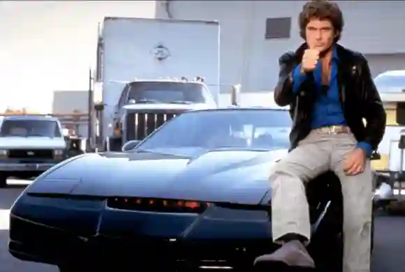 David Hasselhoff in "Knight Rider"