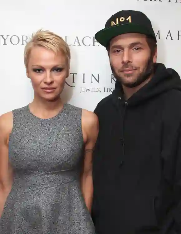 Pamela Anderson und Rick Salomon im New York Palace Hotel