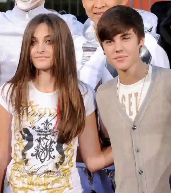 Paris Jackson und Justin Bieber im Jahr 2012