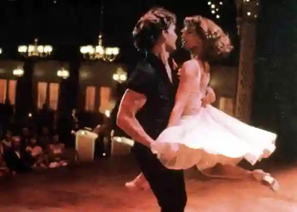 Patrick Swayze als "Johnny" und Jennifer Grey als "Baby" Dirty Dancing Tanz