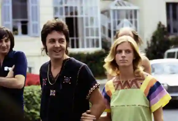 Paul McCartney und seine Frau Linda