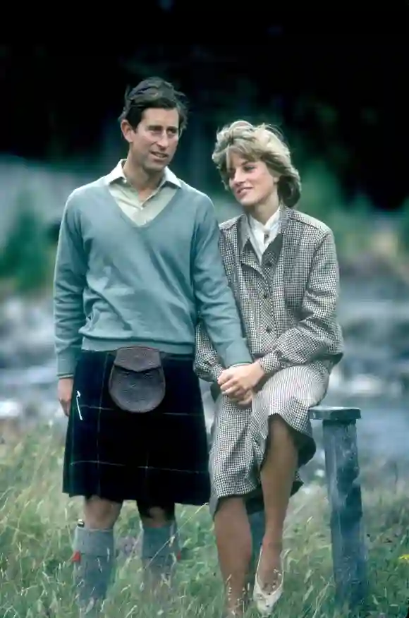 Prinz Charles und Prinzessin Diana 1981 in Schottland