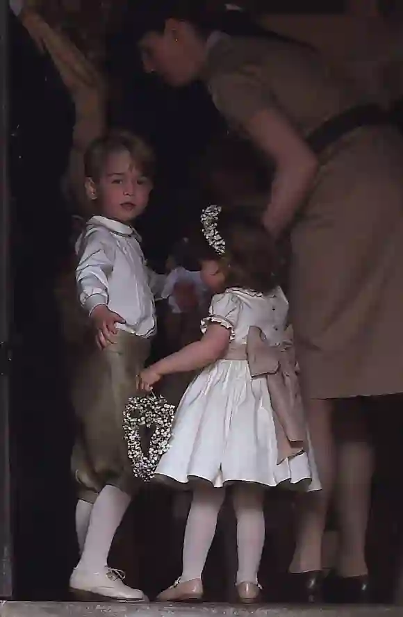 Prinz George und Prinzessin Charlotte bei Pippa Middleston Hochzeit