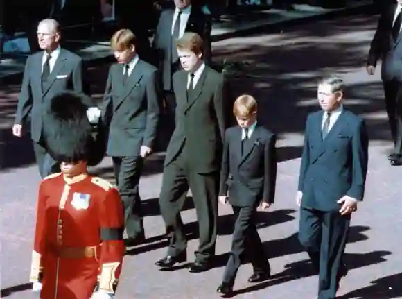 Prinz Philip, Prinz William, Prinz Harry und Prinz Charles
