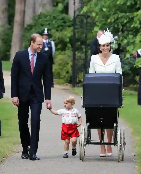 Prinz William, Prinz George, Kate Middleton und Prinzessin Charlotte