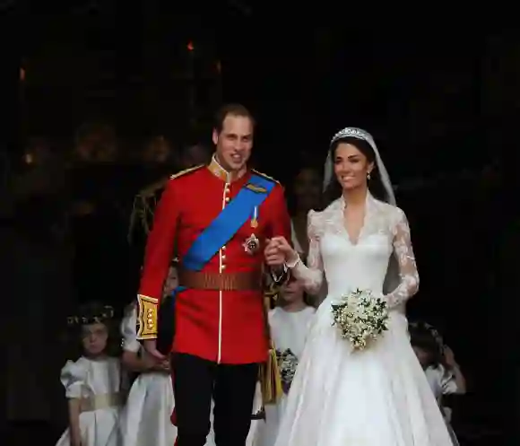 Prinz William und Herzogin Kate bei ihrer Hochzeit