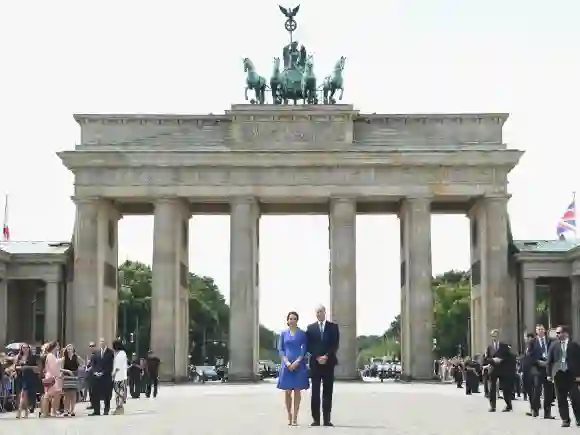 Prinz William Herzogin Kate Brandenburger Tor Berlin
