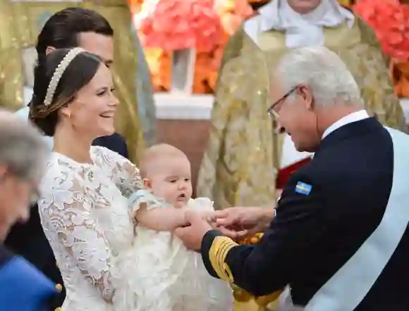 Prinzessin Sofia, König Carl Gustaf Prinz Alexander Taufe