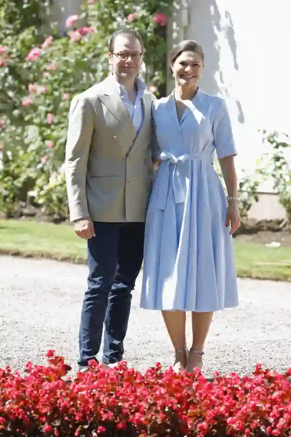 Prinzessin Victoria und Prinz Daniel auf Schloss Solliden