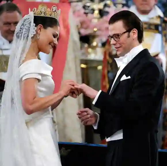 Prinzessin Victoria und Prinz Daniel bei ihrer Hochzeit 2010