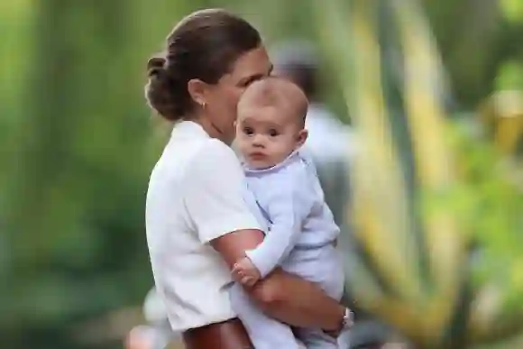 Prinzessin Victoria mit ihrem Sohn Prinz Oscar