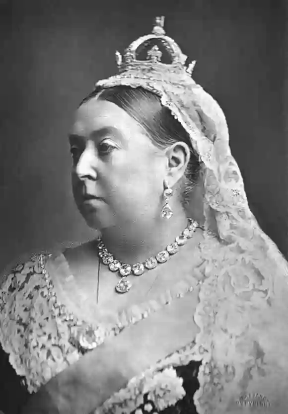 Queen Victoria in einem fotografischen Porträt von 1882