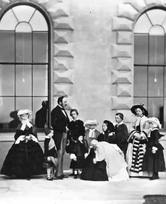 Queen Victoria und Prinz Albert mit ihren neun Kindern, 1857