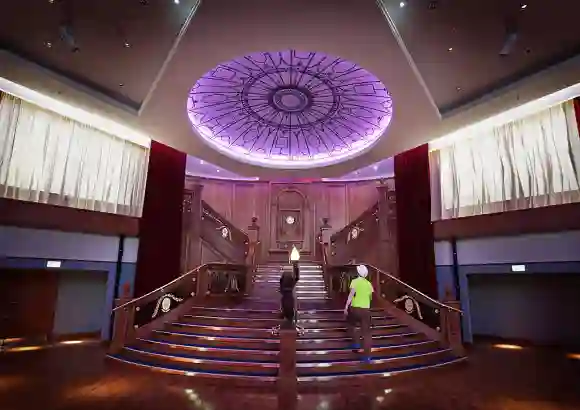 Replikat der „The Titanic's Grand Staircase"