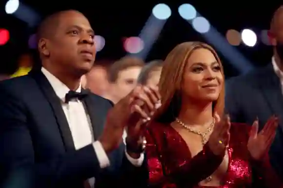 Jay Z und Beyoncé bei der 59. GRAMMY-Verleihung