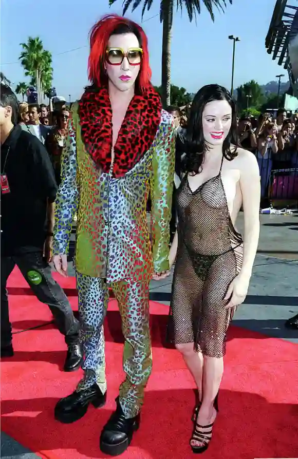 Rose McGowan und Marilyn Manson