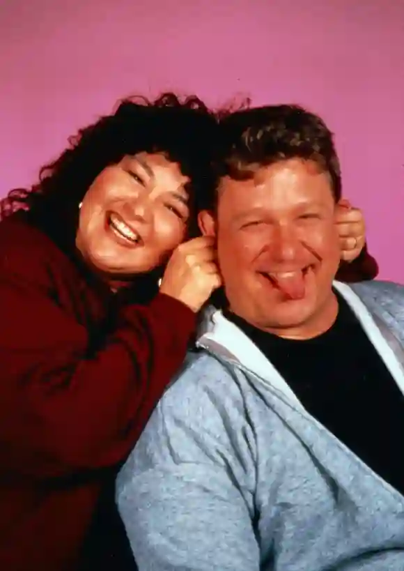 Roseanne Barr und John Goodman in "Roseanne"