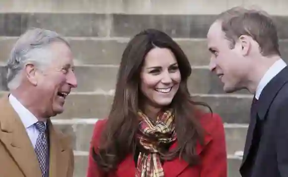 König Charles, Prinzessin Kate und Prinz William