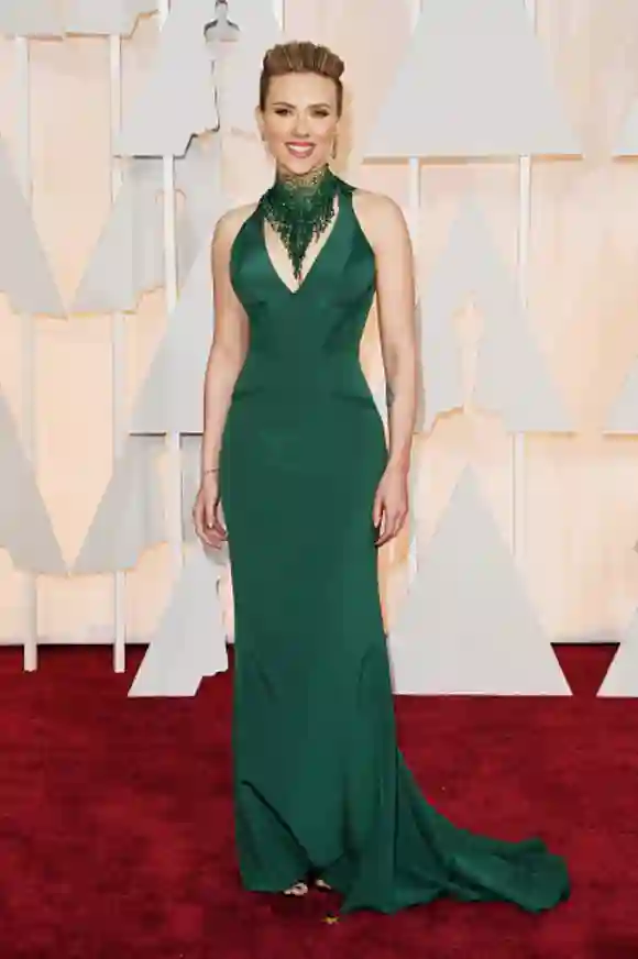 Die Schauspielerin Scarlett Johansson besucht die 87th Annual Academy Awards in Hollywood, Kalifornien