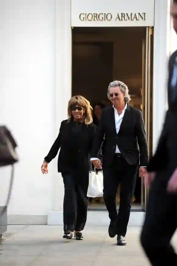 Sängerin Tina Turner und ihr Ehemann Erwin Bach
