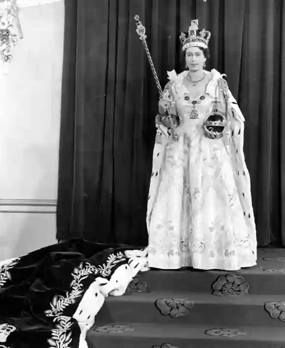Elisabeth II. als junge Königin