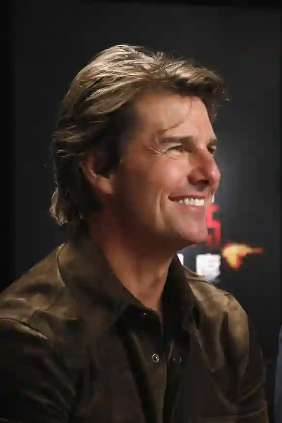 Tom Cruise traf sich mit Fans in einem Kino in China