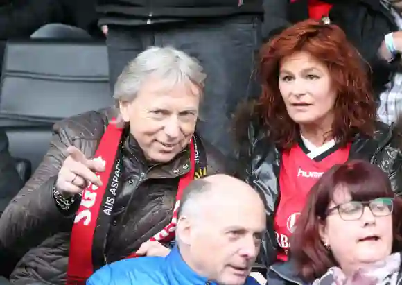 Uli Ferber und Andrea Berg Fußball