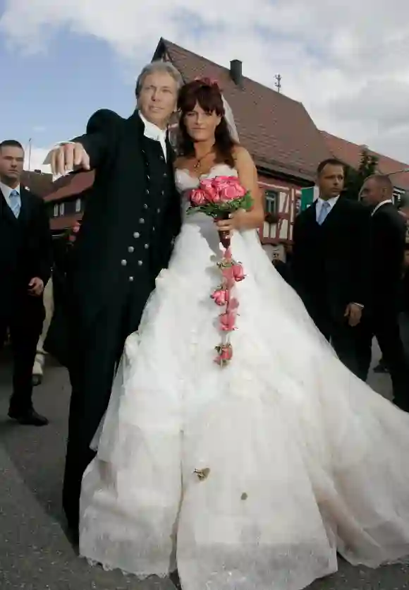 Uli Ferber und Andrea Berg an ihrer Hochzeit 2007