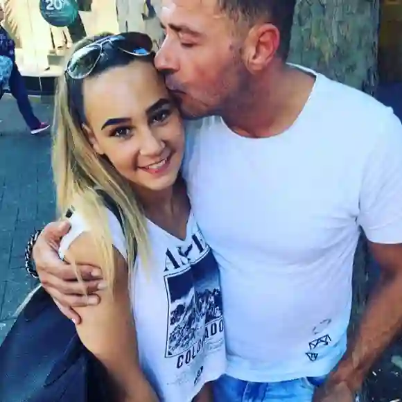 Willi Herren gemeinsam mit seiner Tochter Alessia