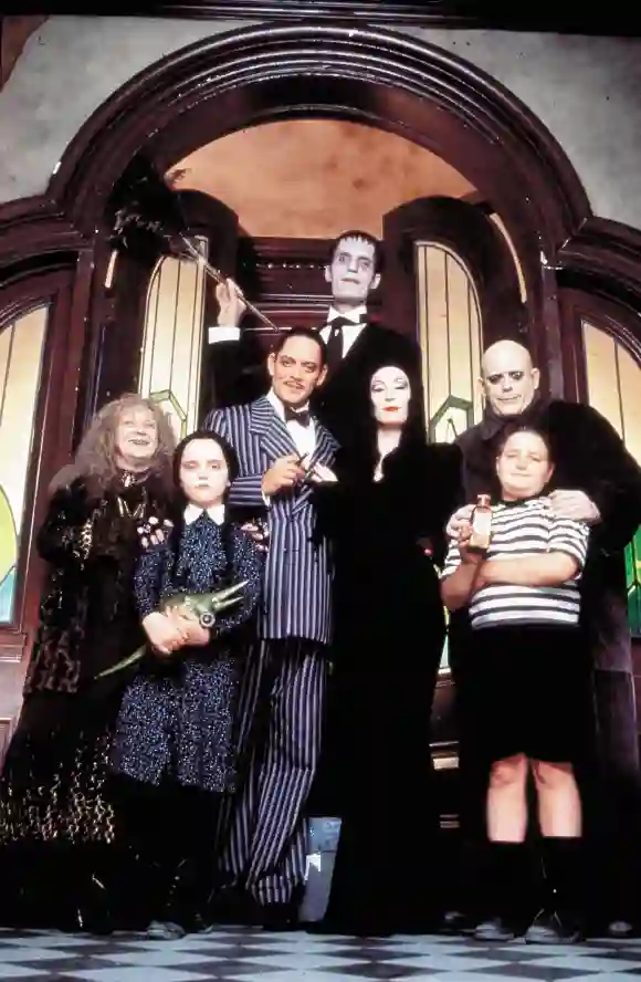 „Die Addams Family“-Darsteller im Jahr 1991