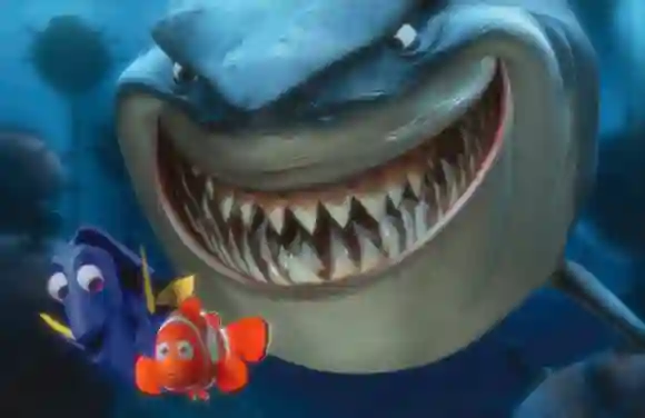„Dorie” und „Marlin” werden von einem Hai gejagt