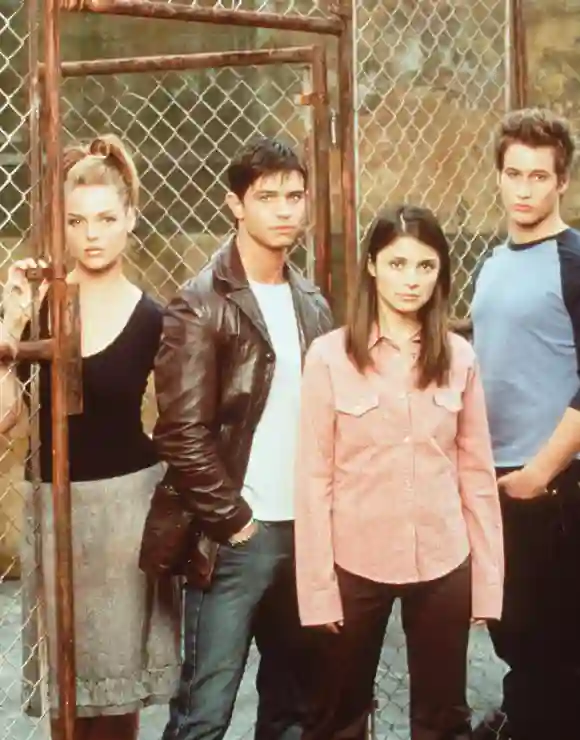 „Roswell“-Darsteller: Katherine Heigl, Jason Behr, Shiri Appleby und Brendan Fehr