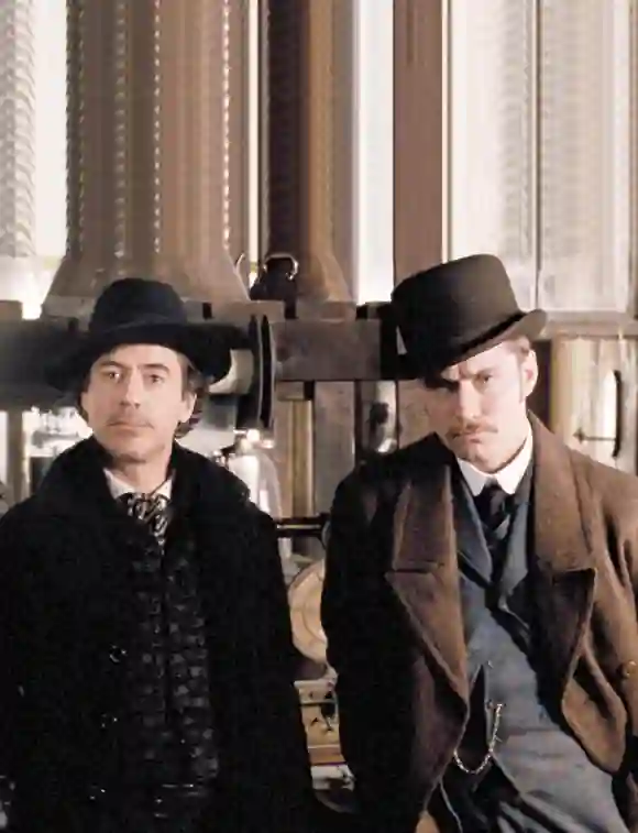 Robert Downey Jr. und Jude Law in „Sherlock Holmes“
