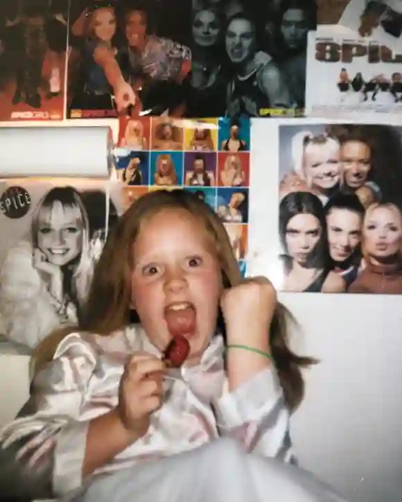 Adele als Kind jung