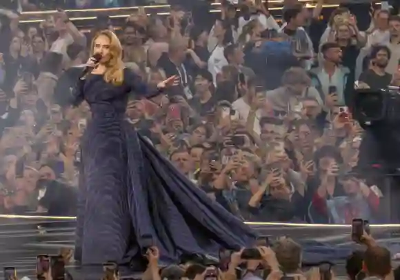 Adele bei ihrer Konzert-Reihe in Münchenm