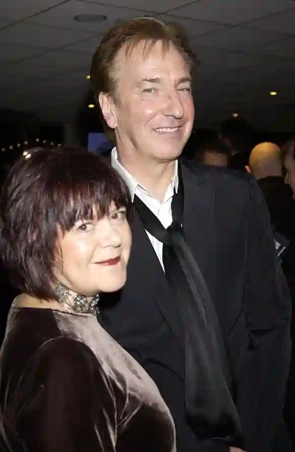Alan Rickman mit seiner Frau Rima Horton