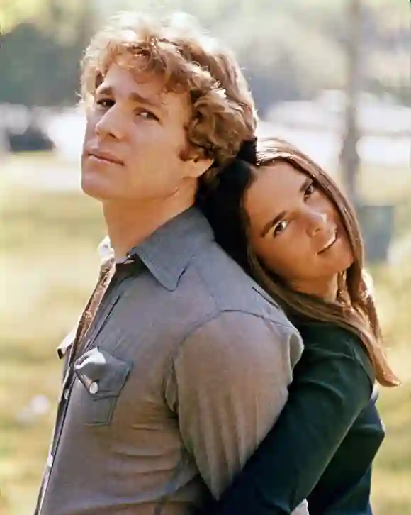 Ryan O'Neal und Ali MacGraw in „Love Story“