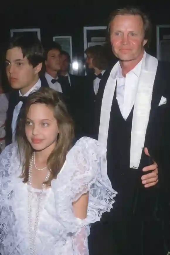 Angelina Jolie und Jon Voight 1986