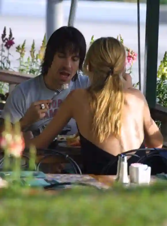 Anthony Kiedis und Heidi Klum im Jahr 2003